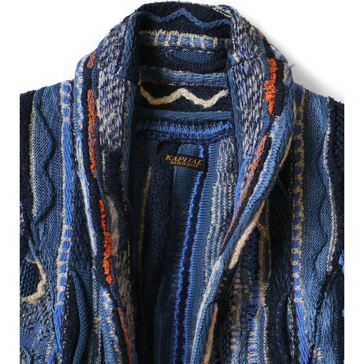 Kapital 7G Boro Gaudy Knit Cardigan