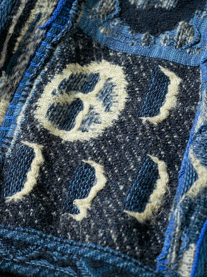 Kapital 7G Boro Gaudy Knit Crewneck Sweater