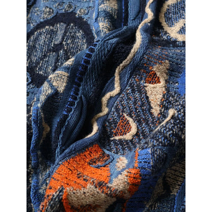 Kapital 7G Boro Gaudy Knit Crewneck Sweater