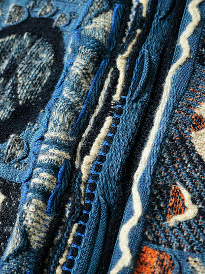 Kapital 7G Boro Gaudy Knit Crewneck Sweater