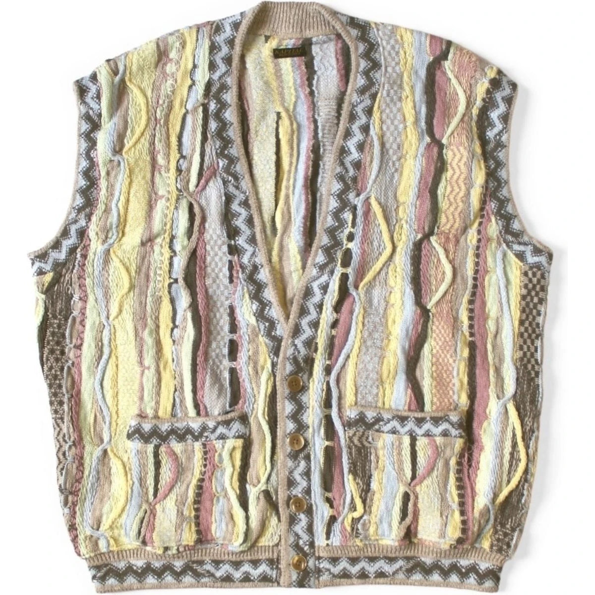 Kapital 7G Knit Gaudy Dad's Vest