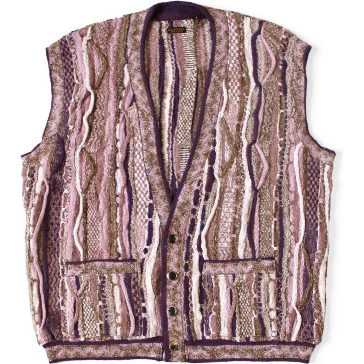 Kapital 7G Knit Gaudy Dad's Vest