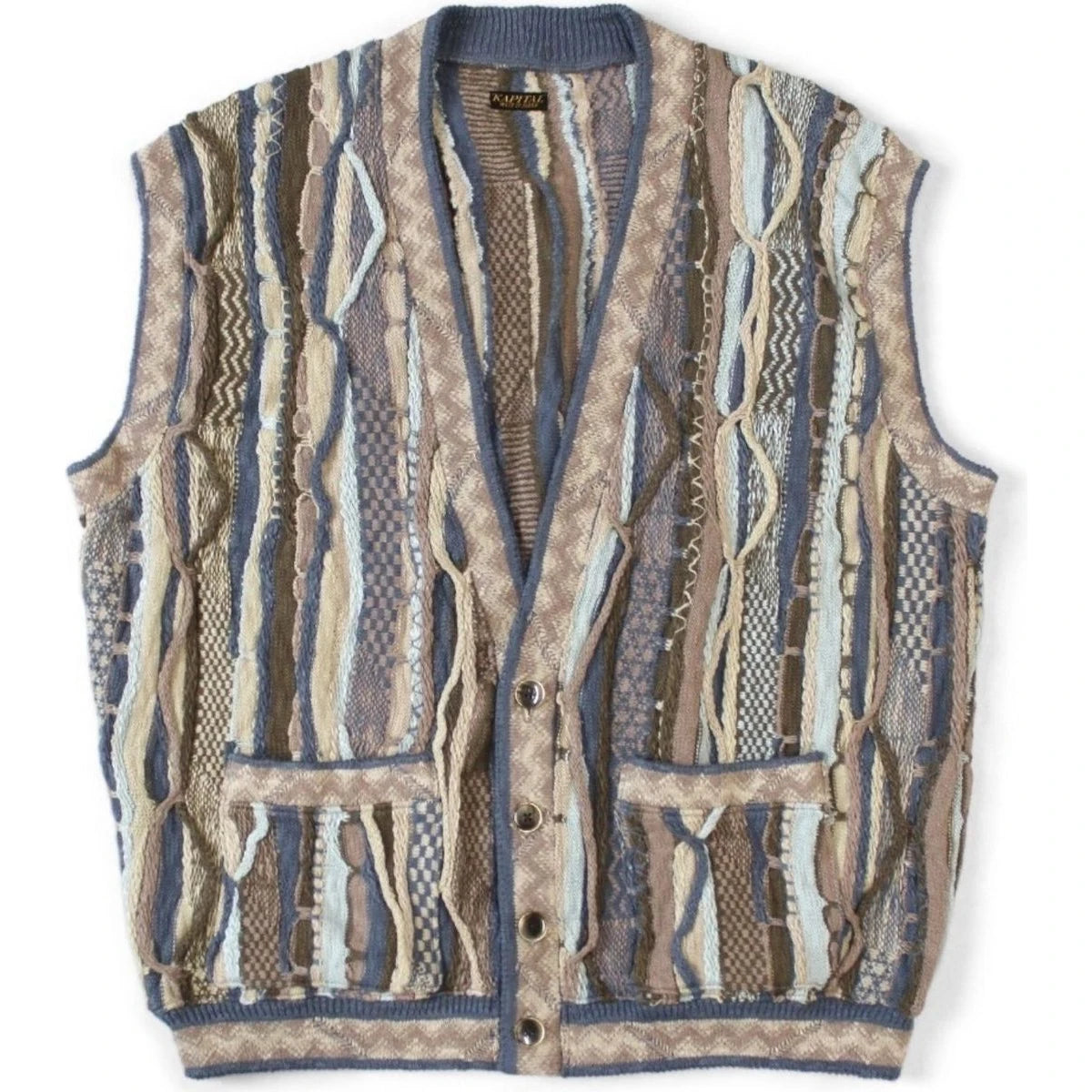 Kapital 7G Knit Gaudy Dad's Vest