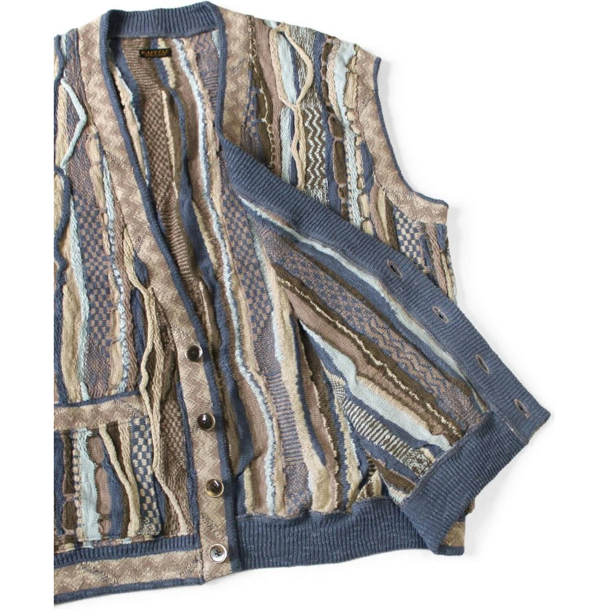 Kapital 7G Knit Gaudy Dad's Vest