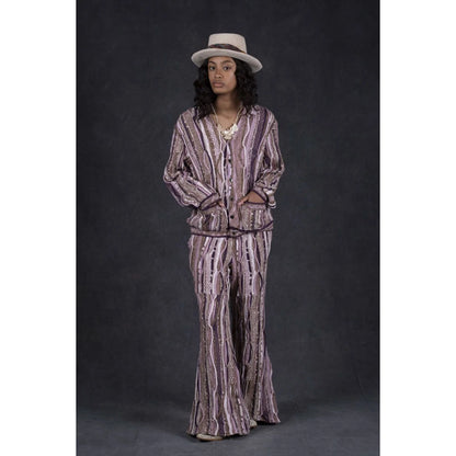 Kapital 7G Knit Gaudy Flared Pants