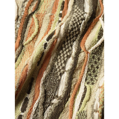 Kapital 7G Knit Gaudy Half Zip Vest