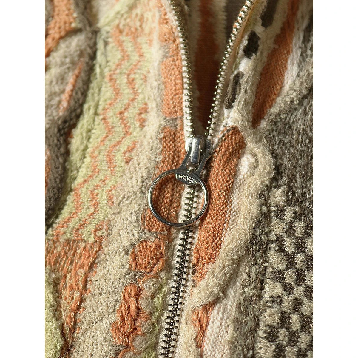 Kapital 7G Knit Gaudy Half Zip Vest