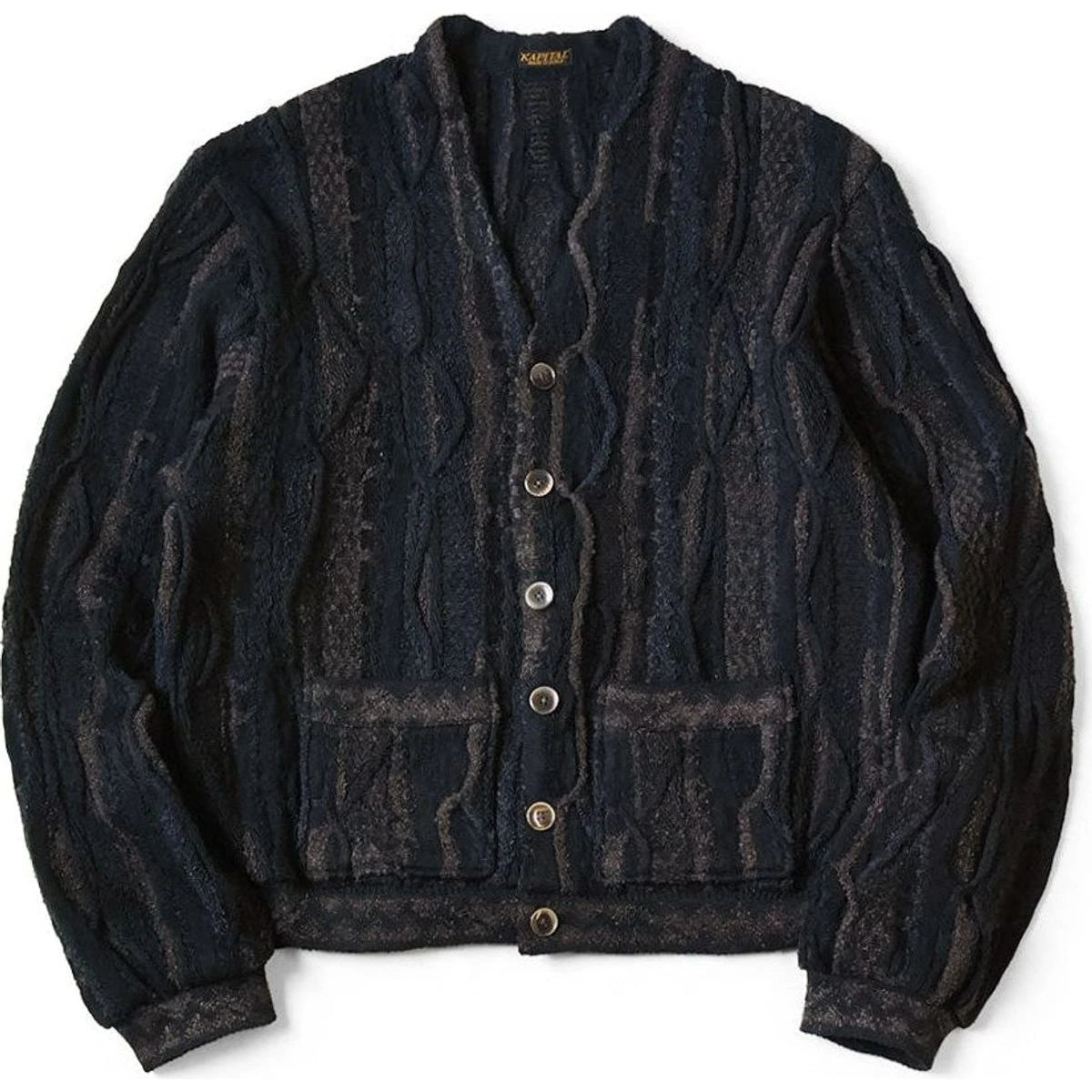 Kapital 7G Knit Gaudy Short Cardigan