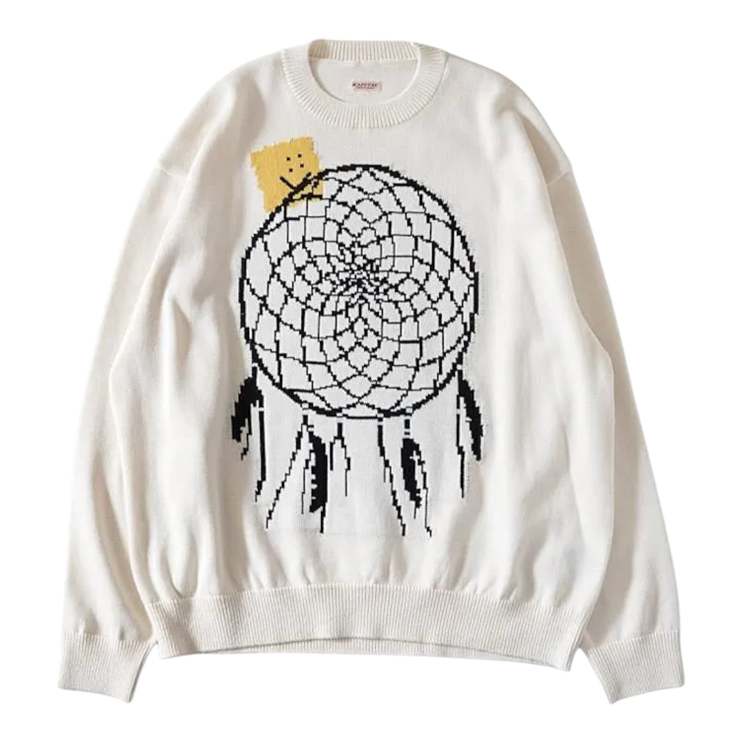 Kapital 7G Knit Peckish Dreamcatcher Crew Neck Sweater