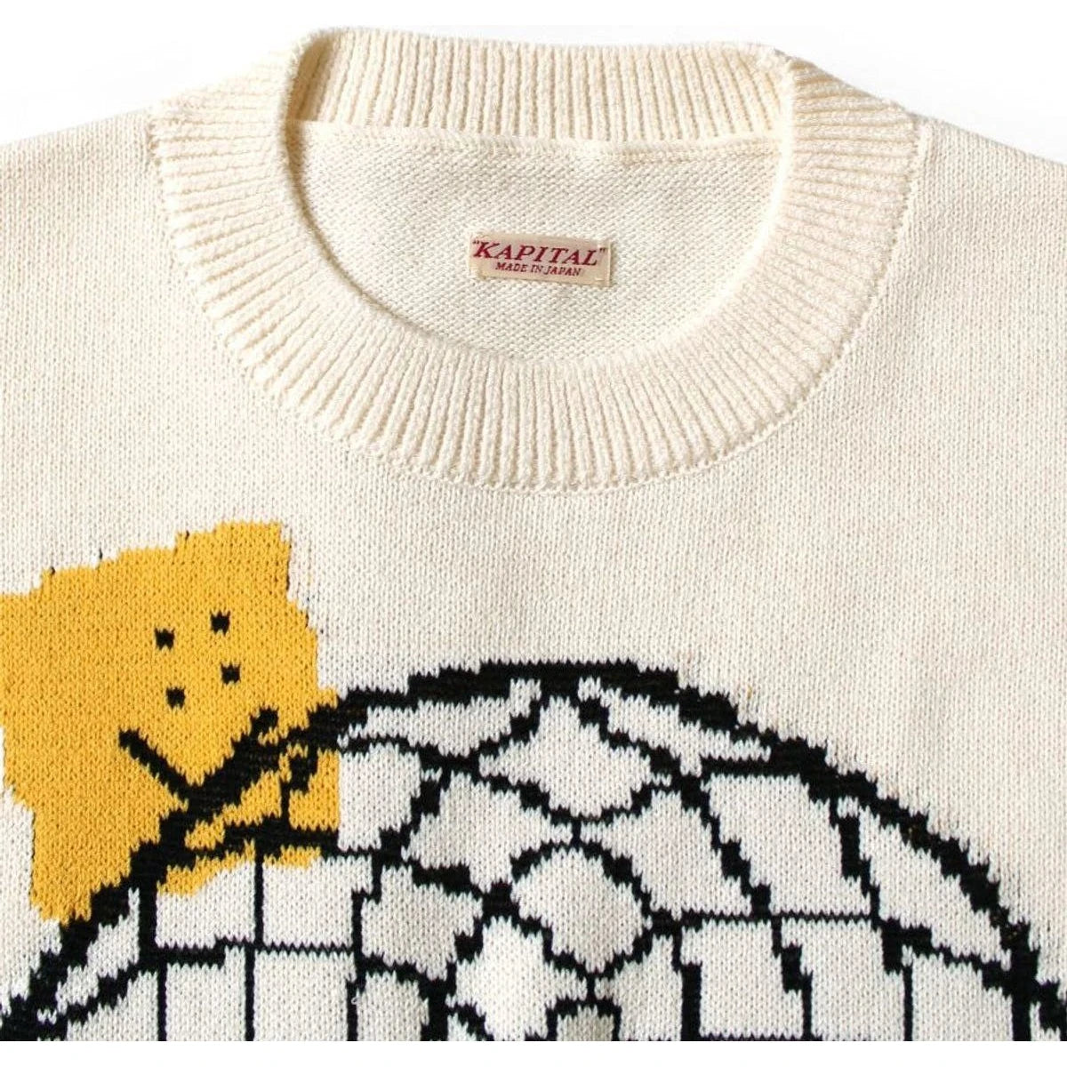 Kapital 7G Knit Peckish Dreamcatcher Crew Neck Sweater
