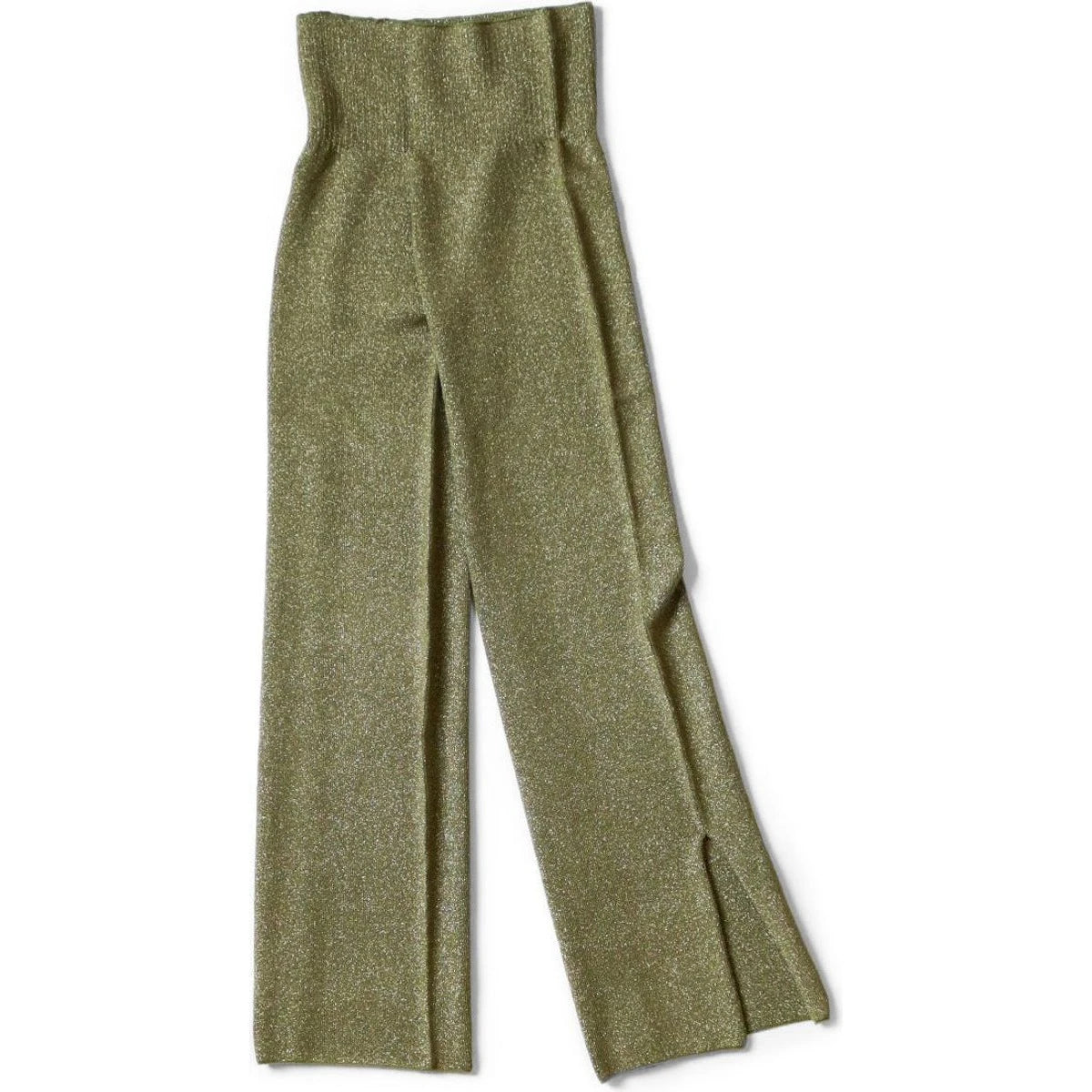 Kapital 7G Lame Yarn Slit Flare Leggings