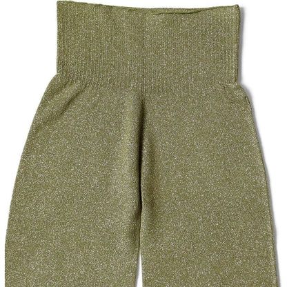 Kapital 7G Lame Yarn Slit Flare Leggings