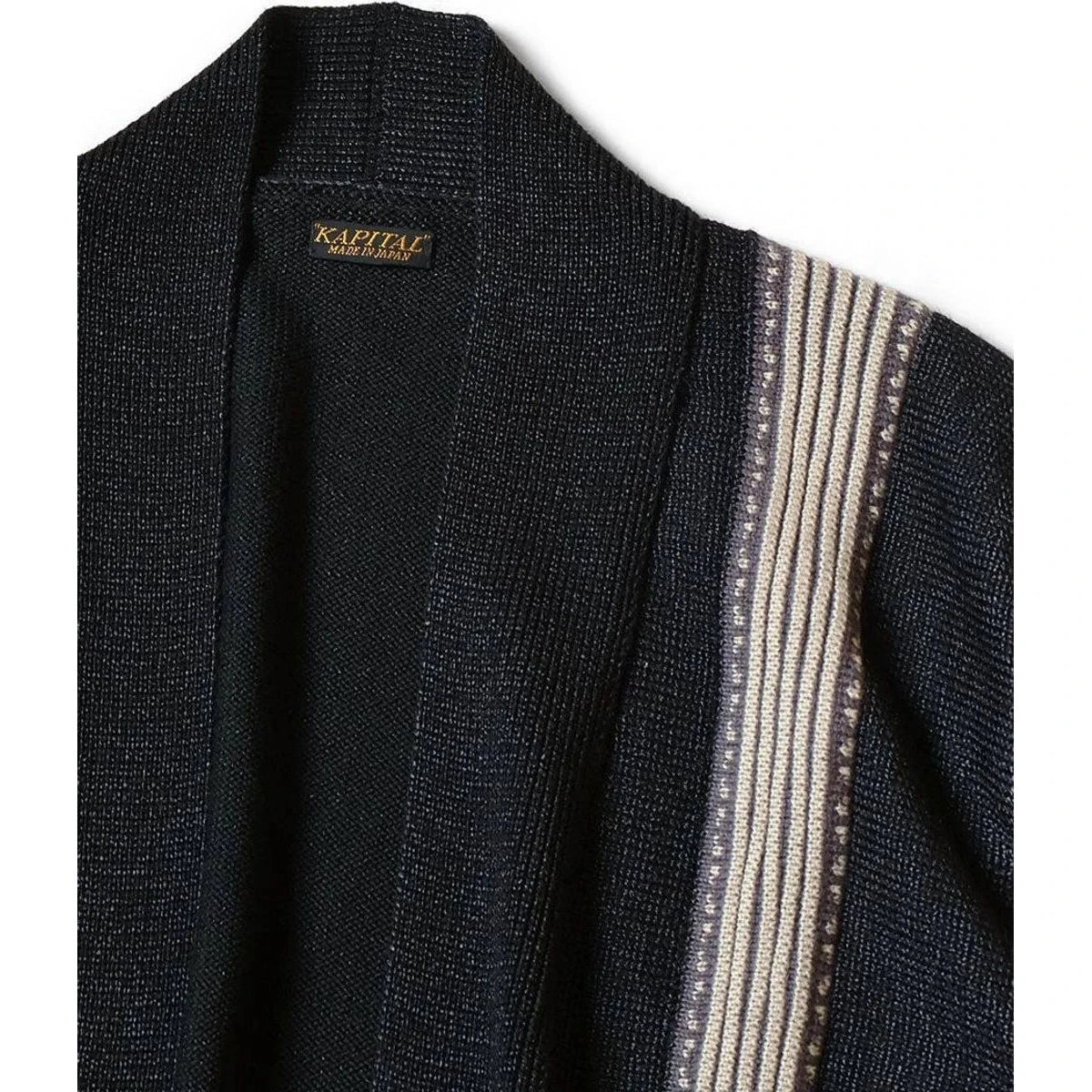 Kapital 7G Retro Striped Opera Cardigan
