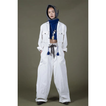 Kapital 7G Wool High Neck Bib Poncho