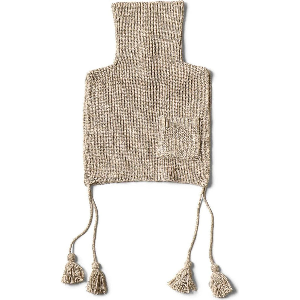 Kapital 7G Wool High Neck Bib Poncho