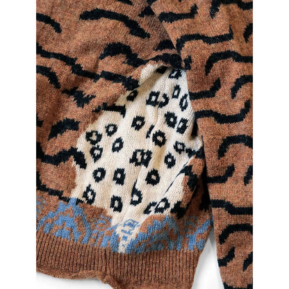 Kapital 7G Wool Nepal Tiger Crew Sweater