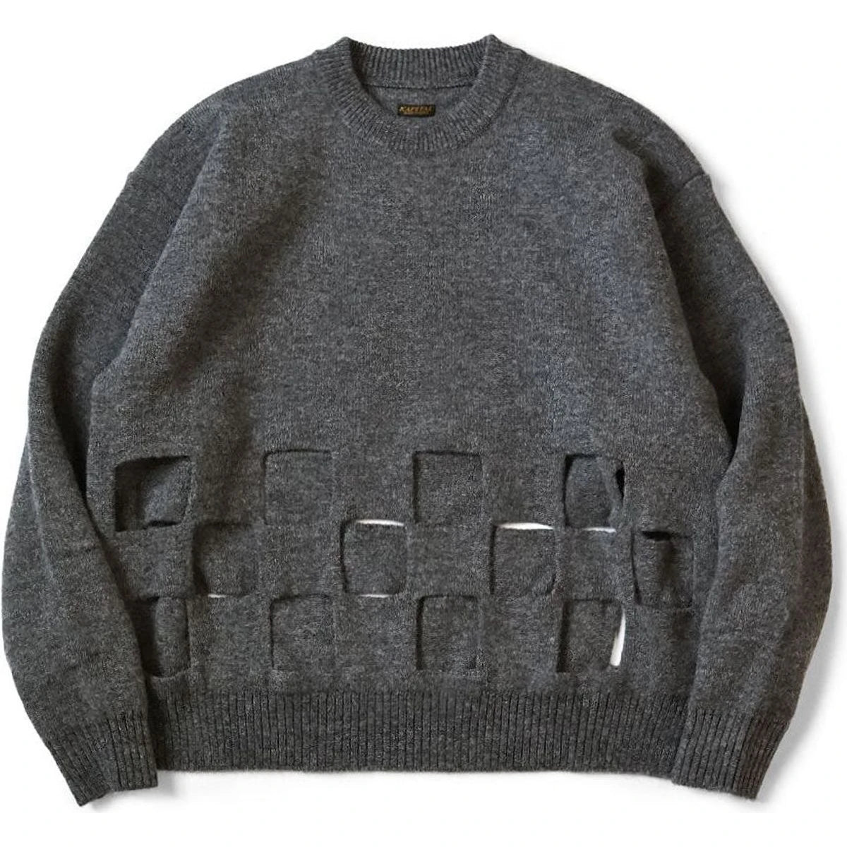 Kapital 7G Wool Windbreaker Big Crew Sweater