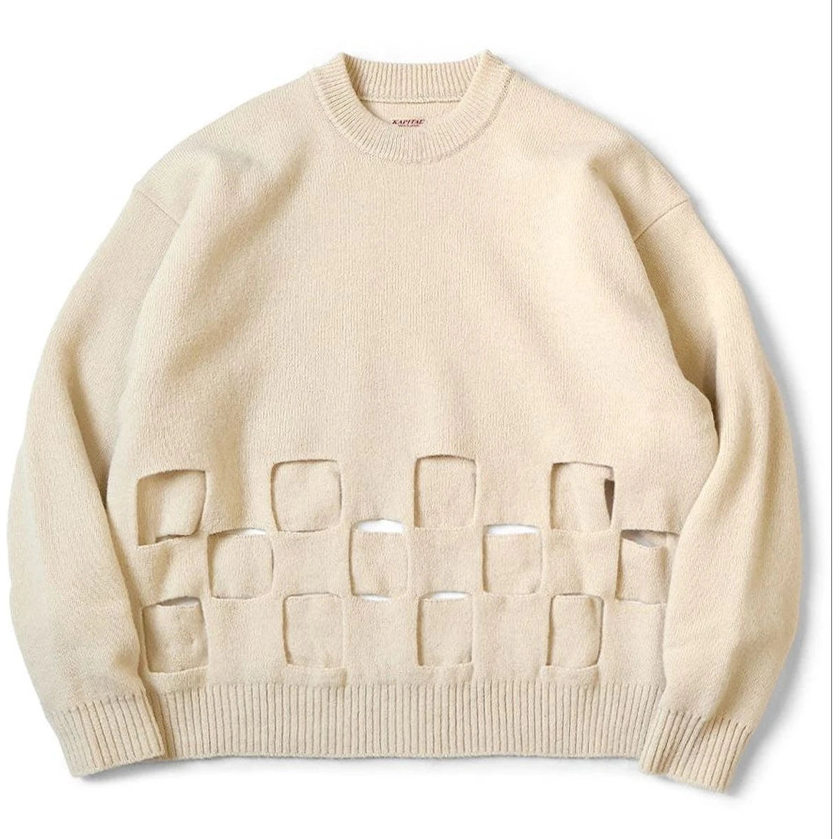 Kapital 7G Wool Windbreaker Big Crew Sweater