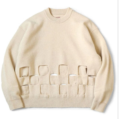 Kapital 7G Wool Windbreaker Big Crew Sweater