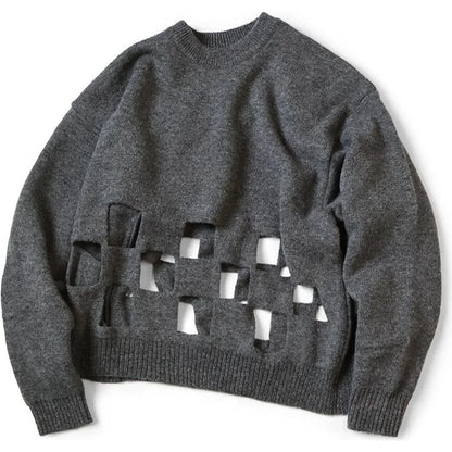 Kapital 7G Wool Windbreaker Big Crew Sweater