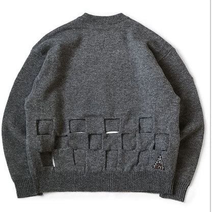 Kapital 7G Wool Windbreaker Big Crew Sweater