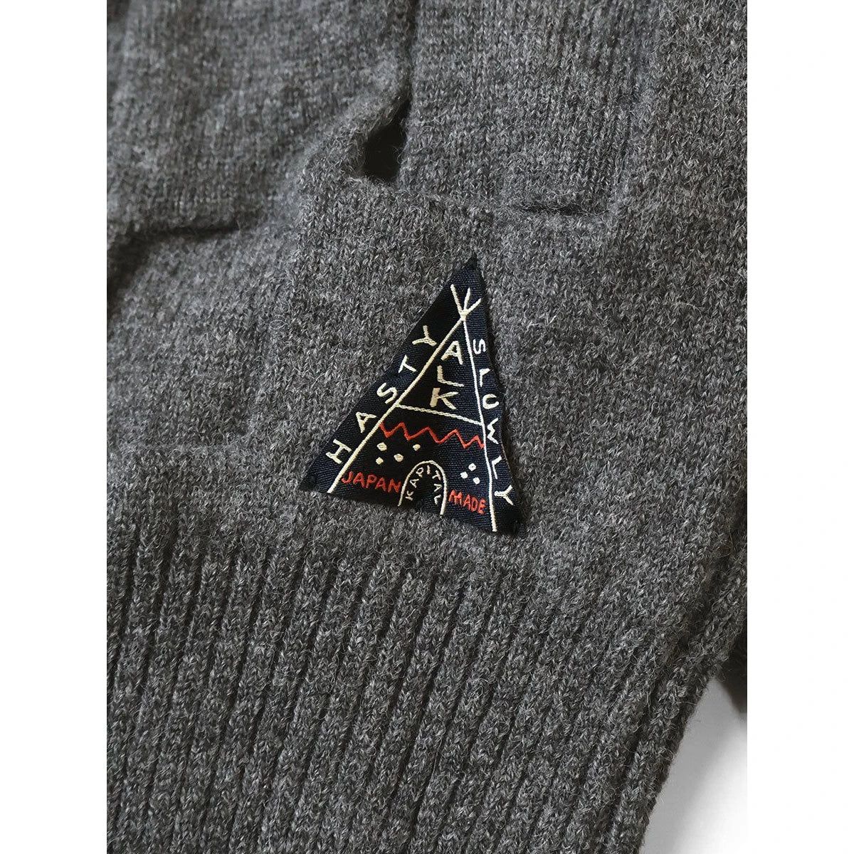 Kapital 7G Wool Windbreaker Big Crew Sweater