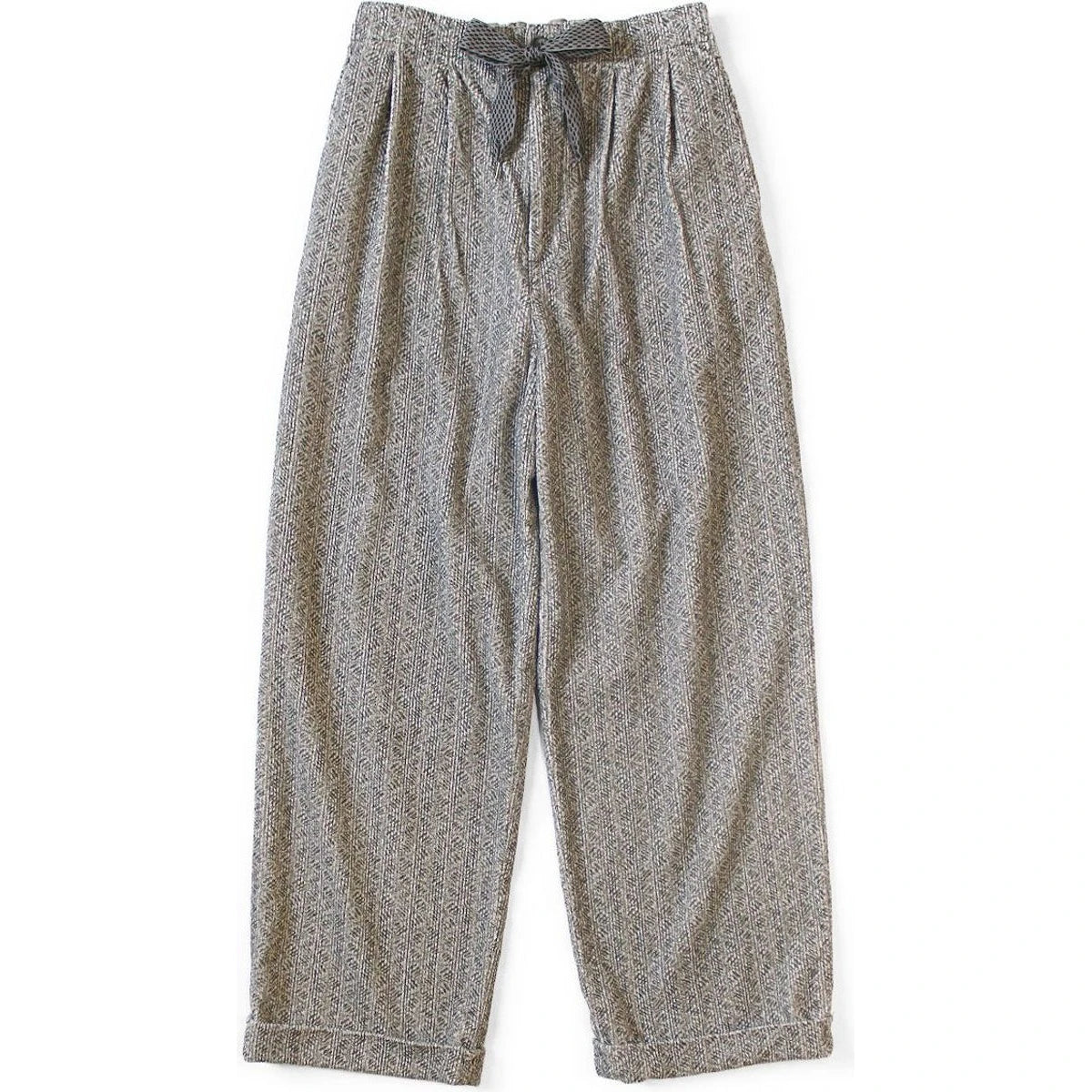 Kapital 8-Wale Corduroy Dawson-Stripe Pattern Easy Trousers
