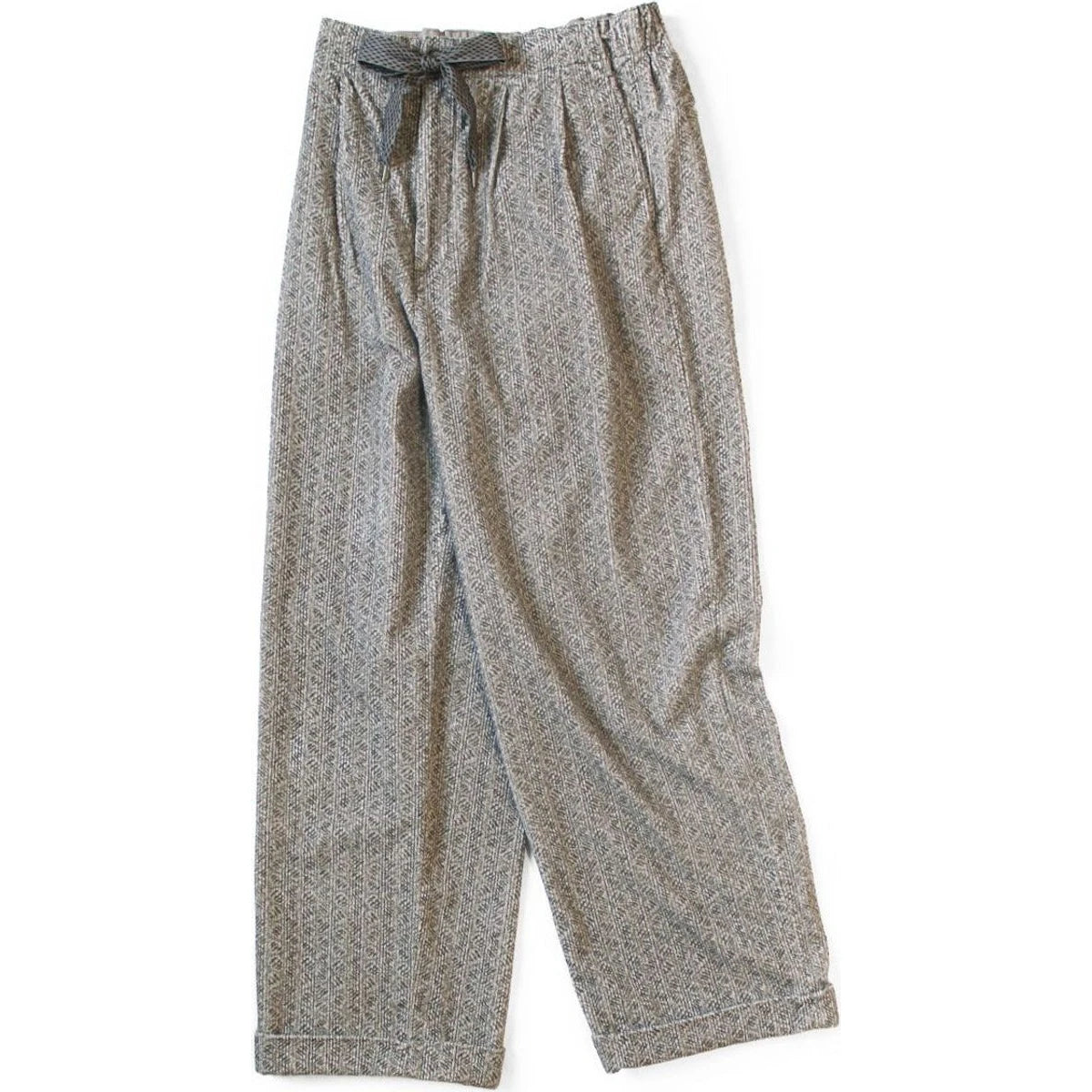Kapital 8-Wale Corduroy Dawson-Stripe Pattern Easy Trousers