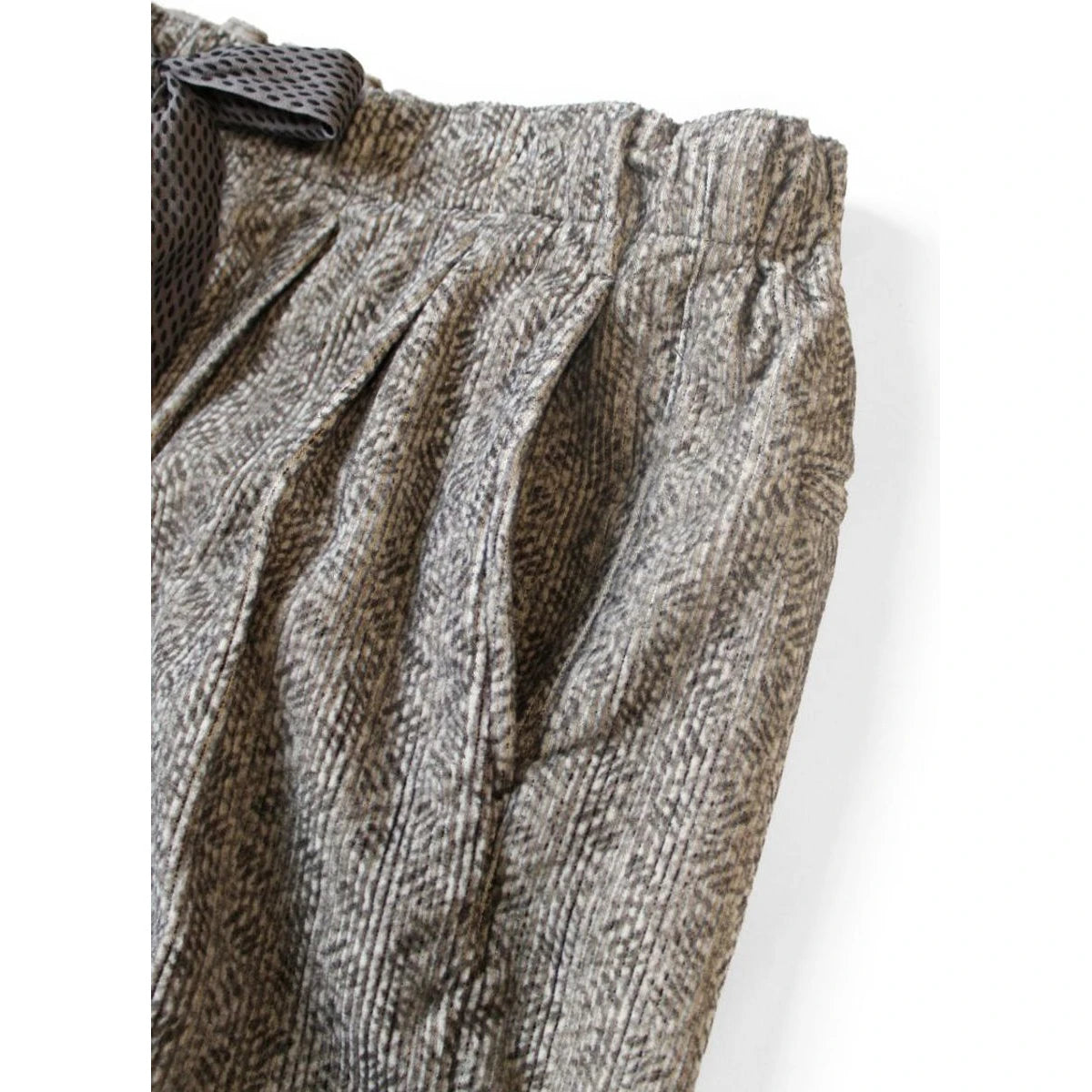 Kapital 8-Wale Corduroy Dawson-Stripe Pattern Easy Trousers