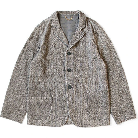Kapital 8-Wale Corduroy Dawson-Stripe Pattern Hospital Jacket