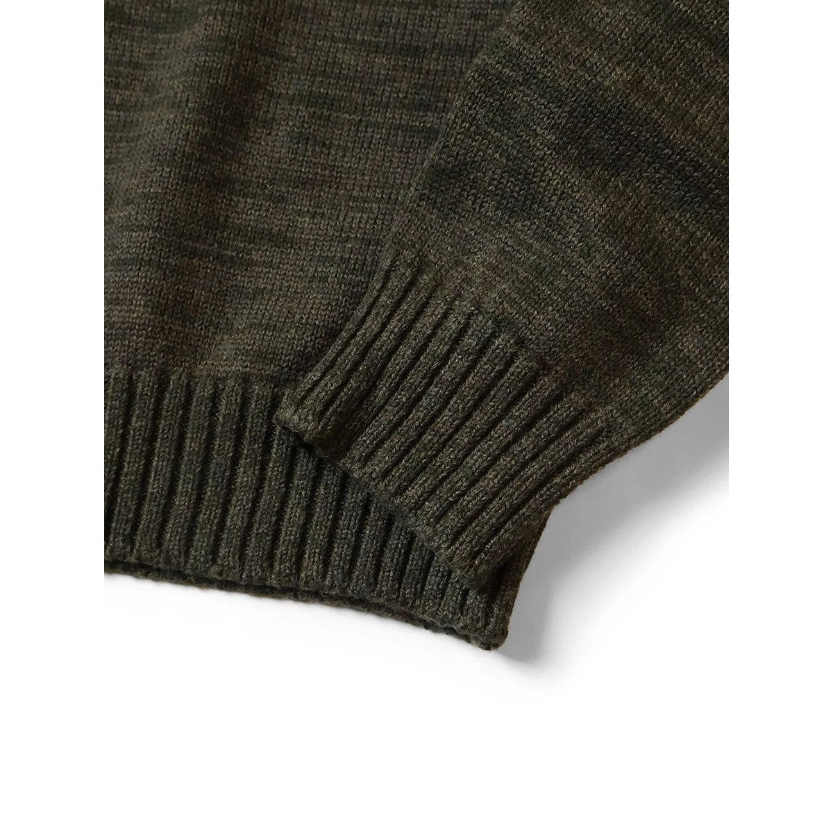 Kapital 8G Cotton Wool Nickel 4 Quarter Zip Sweater