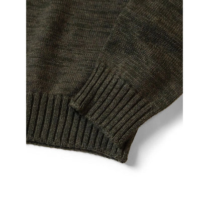 Kapital 8G Cotton Wool Nickel 4 Quarter Zip Sweater