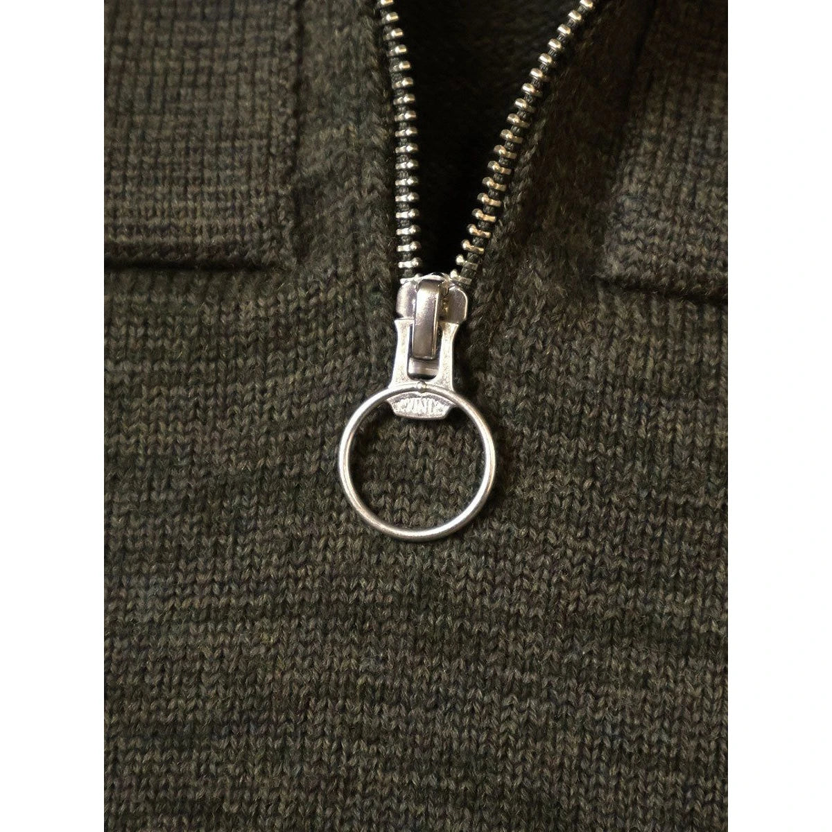 Kapital 8G Cotton Wool Nickel 4 Quarter Zip Sweater