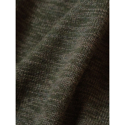 Kapital 8G Cotton Wool Nickel 4 Quarter Zip Sweater