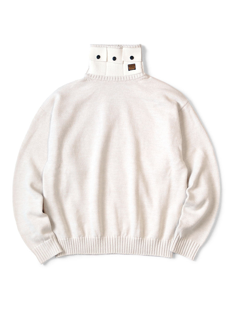 Kapital 8G Cotton Wool Nickel High Neck Sweater