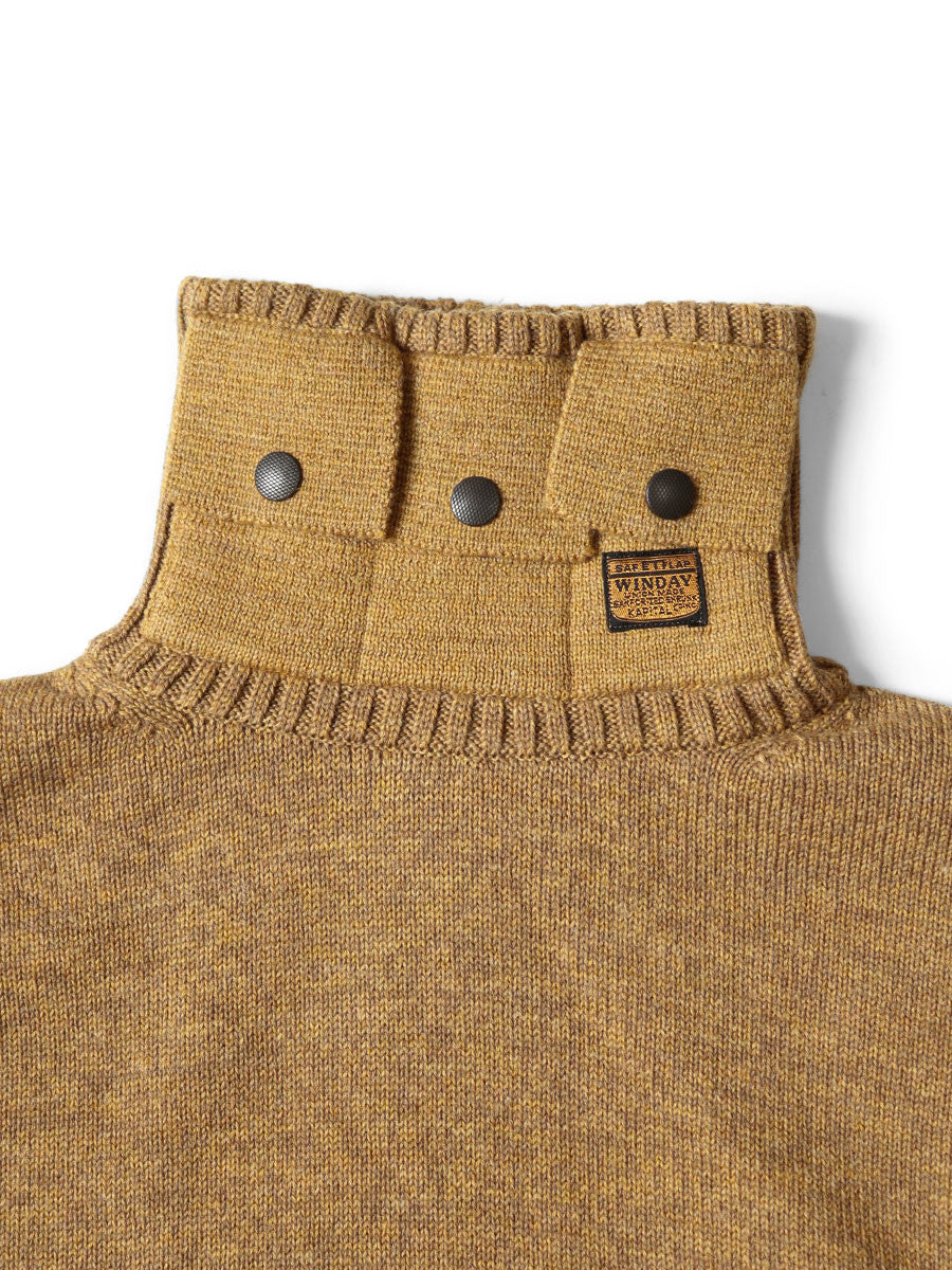 Kapital 8G Cotton Wool Nickel High Neck Sweater