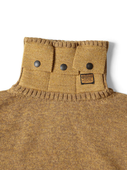 Kapital 8G Cotton Wool Nickel High Neck Sweater