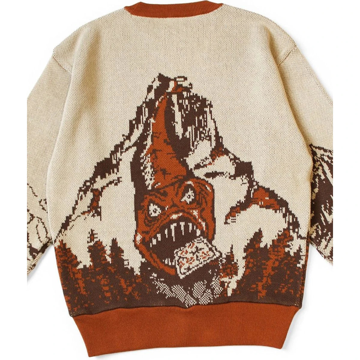 Kapital 8G Jacquard Knit Vintage Crew Sweater (The Slide Rock Bolter)