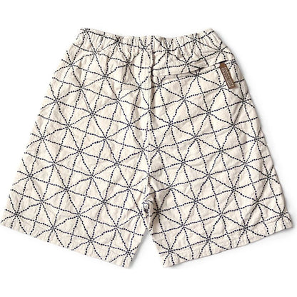 Kapital 8oz Color Denim Folk-Dojo Embroidered Easy Shorts