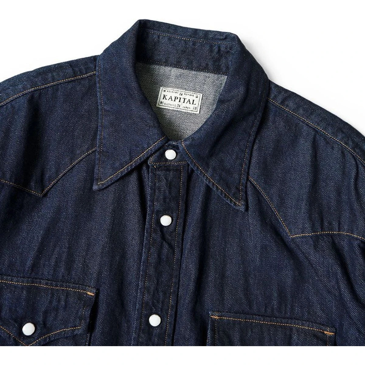 Kapital 8oz Denim Husky Western Shirt