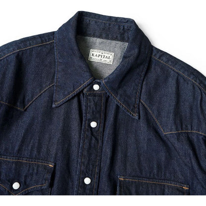 Kapital 8oz Denim Husky Western Shirt