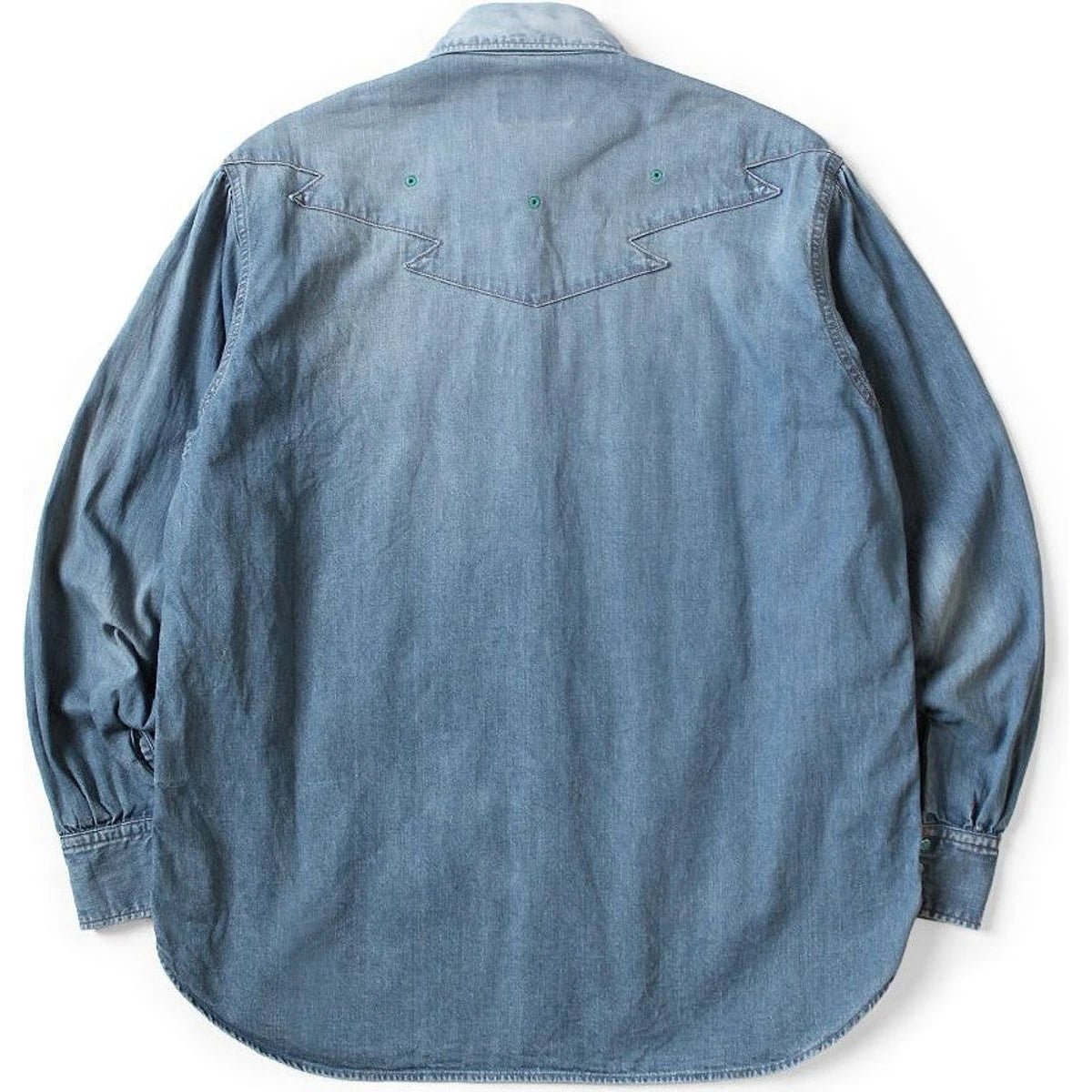 Kapital 8oz Denim Thunderbird Husky Western Shirt (Processed)