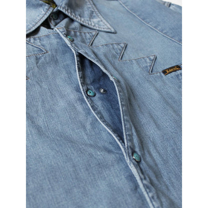 Kapital 8oz Denim Thunderbird Husky Western Shirt (Processed)