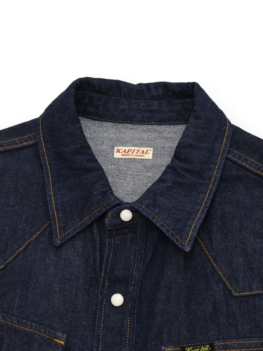 Kapital 8oz Denim Western Shirt