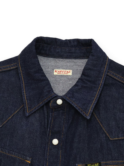 Kapital 8oz Denim Western Shirt