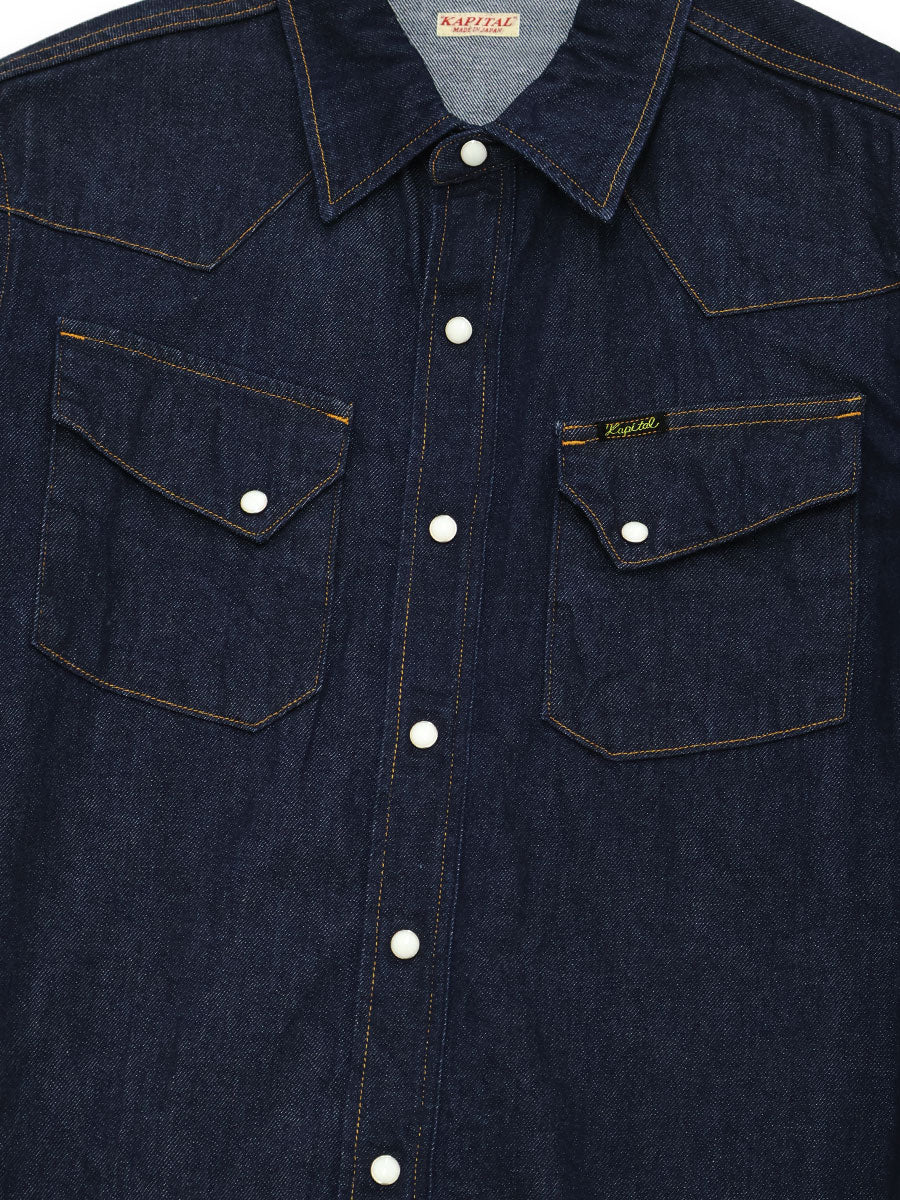 Kapital 8oz Denim Western Shirt