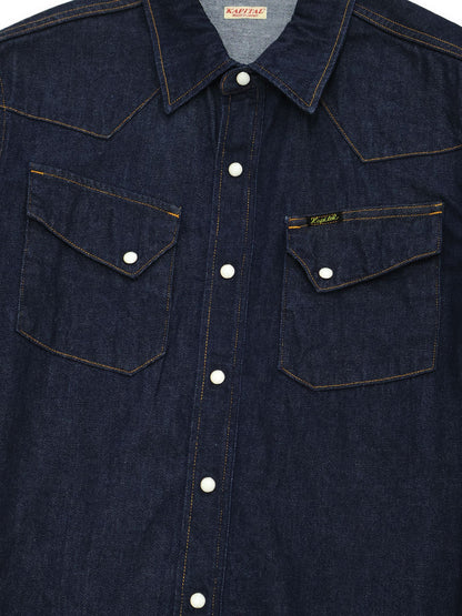 Kapital 8oz Denim Western Shirt