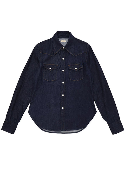 Kapital 8oz Denim Western Shirt (L`s)