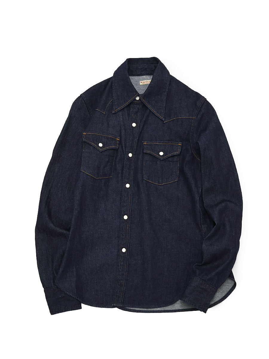 Kapital 8oz Denim Western Shirt (L`s)