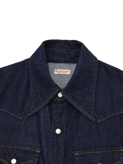 Kapital 8oz Denim Western Shirt (L`s)
